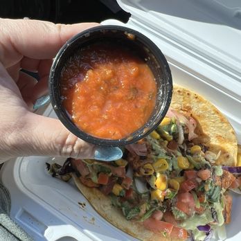California Fish Grill - CAJUN SALMON TACO - Seafood Near Me - Rosemead, California