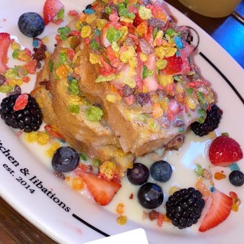 Bosscat Kitchen & Libations - Fruity Pebbles French Toast - New American Near Me - Irvine, California Bosscat Kitchen & Libations - Fruity Pebbles French Toast - New American Near Me - Irvine, California