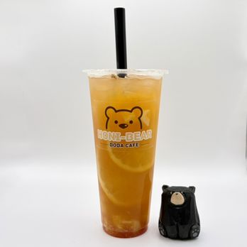 Honi-Bear Boba Cafe - Orange crush green tea - Bubble Tea Near Me - Pleasanton, California Honi-Bear Boba Cafe - Orange crush green tea - Bubble Tea Near Me - Pleasanton, California