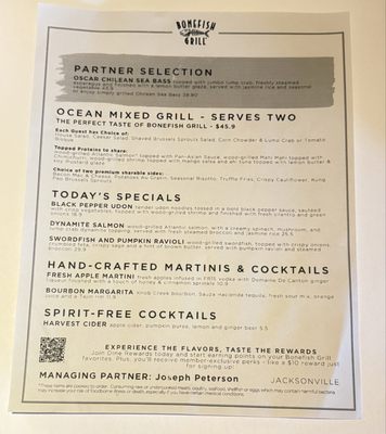 Menu photo 7 Bonefish Grill Jacksonville, FL Menu photo 7 Bonefish Grill Jacksonville, FL
