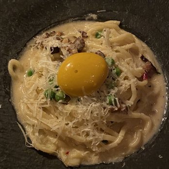 Crossroads Kitchen - Spaghetti Carbonara - Vegan Near Me - Los Angeles, California