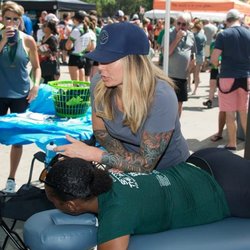 Balanced Health Chiropractic Center - One of our therapist - Leah Marie LMT SFN CPT helps by many athletes for Gran Fondo in GR with a sports therapy and Stretching. Call today!