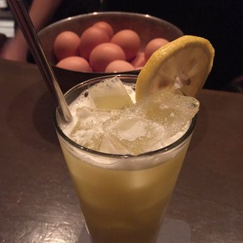 Cheshire - "Raw Egg Lemonade" Alcohol Free drink - Cocktail Bars Near Me - Rochester, New York