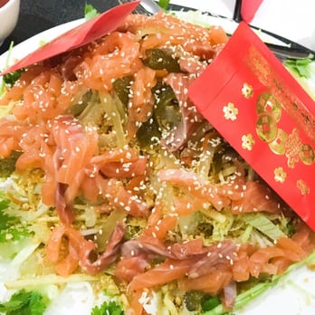 Ming's Palace - New Year Lo Hei had a tad too much cabbage, and raw onions, otherwise its awesome. - Chinese Near Me - Adelaide, SA Ming's Palace - New Year Lo Hei had a tad too much cabbage, and raw onions, otherwise its awesome. - Chinese Near Me - Adelaide, SA