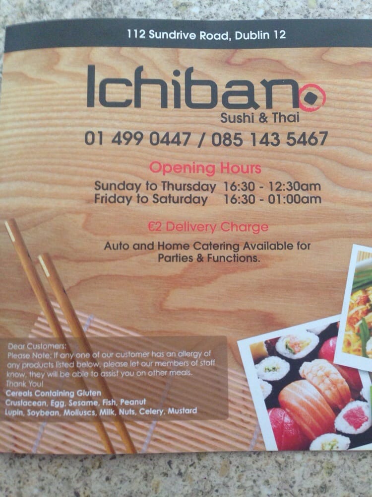 ICHIBAN SUSHI & THAI RESTAURANT Sushi Bars 139 Parnell Street