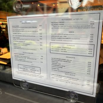 Provisions - Menu (Afternoon) - Breakfast & Brunch Near Me - Whistler, British Columbia