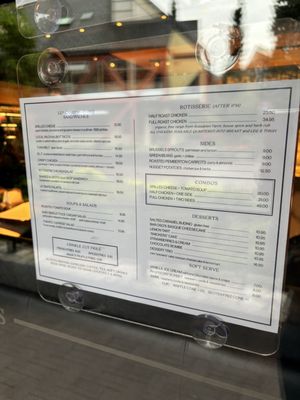 Menu photo 6 Provisions Whistler, BC