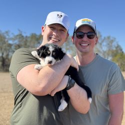 Doggie Dude Ranch - Luna's new family - Puppy adoption at Doggie Dude Ranch