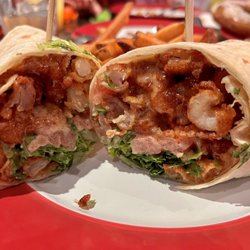 Eagle Tavern - Boom boom shrimp wrap