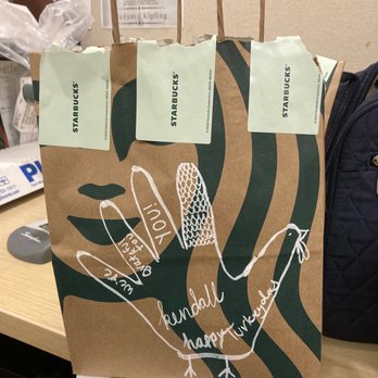Starbucks - Cute little turkey drawn on my delivery bag - Coffee & Tea Near Me - Houston, Texas Starbucks - Cute little turkey drawn on my delivery bag - Coffee & Tea Near Me - Houston, Texas