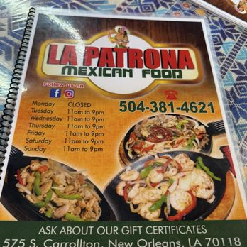 La Patrona - Mexican Near Me - New Orleans, Louisiana