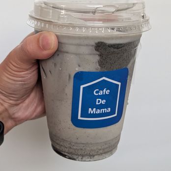 Cafe De Mama - Black Sesame Mochi Latte was incredible - Coffee & Tea Near Me - Los Angeles, California