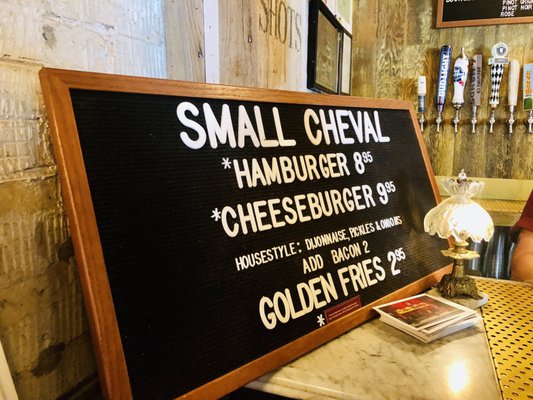 Menu photo 8 Small Cheval- Wicker Park Chicago, IL Menu photo 8 Small Cheval- Wicker Park Chicago, IL