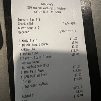 Blackie's - American Near Me - Smithfield, Rhode Island