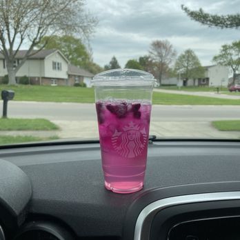 Starbucks - Watered down dragon fruit refresher. - Coffee & Tea Near Me - Springboro, Ohio