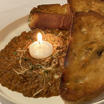 The Arbour - Spicy chili with beef fat candle - New American Near Me - Pasadena, California The Arbour - Spicy chili with beef fat candle - New American Near Me - Pasadena, California
