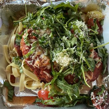 Calico Restaurant and Bar - Chicken Parmesan pasta - Italian Near Me - Wilson, Wyoming