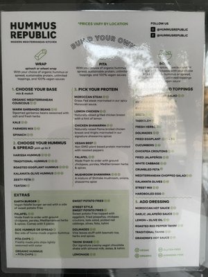 Menu photo 3 Hummus Republic Morristown, NJ