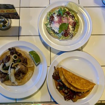 Tacombi - Carne Asada Taco. Beef Birria Taco. Avocado Tostada. - Tacos Near Me - Forest Hills, New York