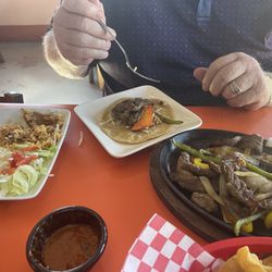 El Jacal Mexican Restaurant - Homemade tortillas for fajitas.