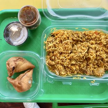 Delhi Belly - Chicken biryani and veg samosas - Indian Near Me - Washington, DC, District of Columbia