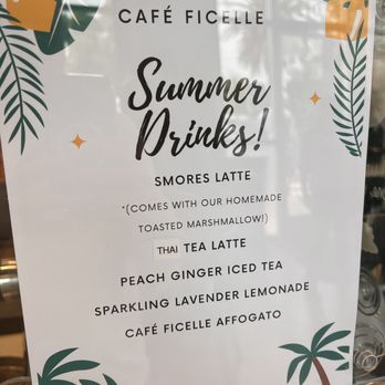 Café Ficelle - Summer drink specials menu - Sandwiches Near Me - Camarillo, California Café Ficelle - Summer drink specials menu - Sandwiches Near Me - Camarillo, California