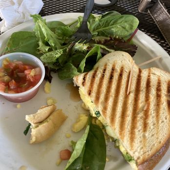 Bricks & Scones - Egg, spinach and avocado on grilled sourdough. - Coffee & Tea Near Me - Los Angeles, California Bricks & Scones - Egg, spinach and avocado on grilled sourdough. - Coffee & Tea Near Me - Los Angeles, California