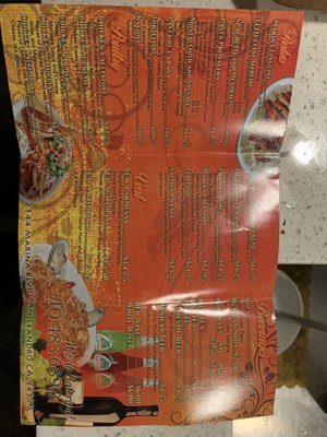 Menu photo 2 Marina Restaurant San Leandro, CA Menu photo 2 Marina Restaurant San Leandro, CA