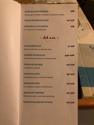 Menu photo 3 Sa Vida Ibiza, PM