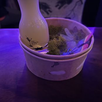 The Summer Place - OOGIE BOOGIE'S BOG WATER Botanist Gin, melon liquear, pineapple gum, Cava, citrus, liquid nitrogen - Dive Bars Near Me - San Francisco, California The Summer Place - OOGIE BOOGIE'S BOG WATER Botanist Gin, melon liquear, pineapple gum, Cava, citrus, liquid nitrogen - Dive Bars Near Me - San Francisco, California
