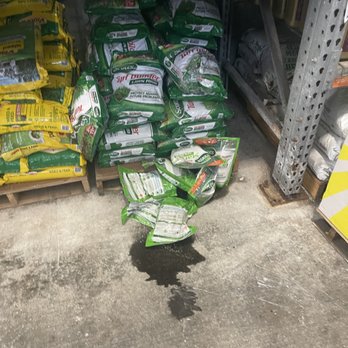 The Home Depot - Unattended spill in garden section - 2 employees sitting at an unopened register not doing anything - Nurseries & Gardening Near Me - Soquel, California The Home Depot - Unattended spill in garden section - 2 employees sitting at an unopened register not doing anything - Nurseries & Gardening Near Me - Soquel, California