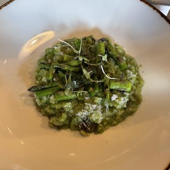 Rooster & Owl - Risotto with braised morels, grilled asparagus, parmesan - New American Near Me - Washington, DC, District of Columbia Rooster & Owl - Risotto with braised morels, grilled asparagus, parmesan - New American Near Me - Washington, DC, District of Columbia