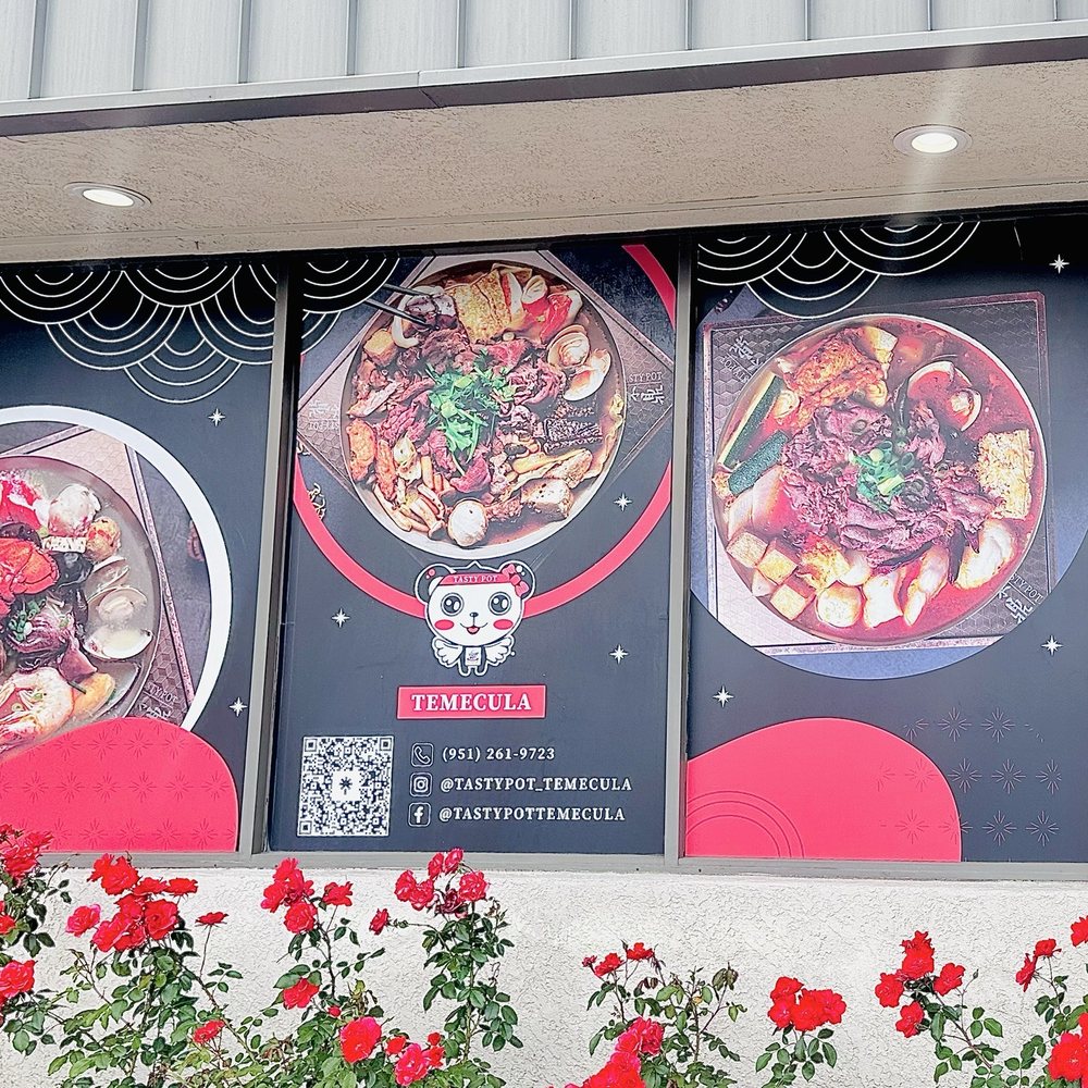 Tasty Pot - Outside of the Restaurant Front Entrance to the left. - Hot Pot Near Me - Temecula, California Tasty Pot - Outside of the Restaurant Front Entrance to the left. - Hot Pot Near Me - Temecula, California