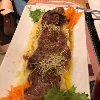 El Sur - Pork cheeks on potatoes were delish!!!! - Tapas Bars Near Me - Madrid, M