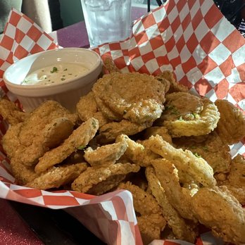 Hungry Like The Wolf - Fried pickles! - American Near Me - Houston, Texas