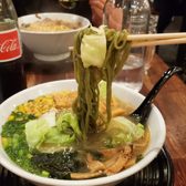 Photo of RakiRaki Ramen & Tsukemen - San Diego, CA, United States. Vegan ramen with kale noodles