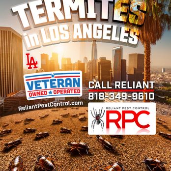 Reliant Pest Control - Termites in Los Angeles? Call Reliant at 818-349-9610 for a termite inspection in Los Angeles #PestControl #Termites - Pest Control Near Me - Northridge, California