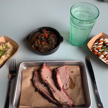 Feges BBQ - Brisket, potato salad, carrots, kale - Barbeque Near Me - Houston, Texas Feges BBQ - Brisket, potato salad, carrots, kale - Barbeque Near Me - Houston, Texas