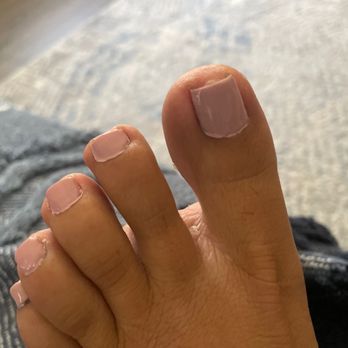 Luxe Nails and Spa - Nail polish around my toes and it looks so messy. - Nail Salons Near Me - Brentwood, California