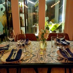 The Chandler Room at the Treadwll Inn - Table setting