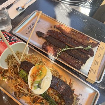 Sweet Maple  - Pimped up Ramyun noodles and millionaires bacon flight - New American Near Me - Walnut Creek, California