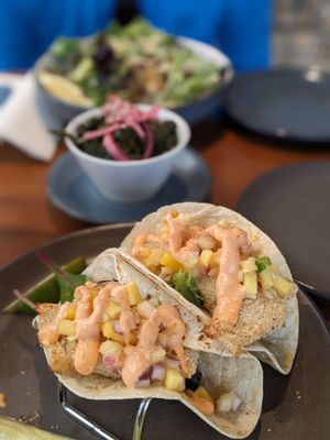 Photo of Peekytoe Provisions - Bar Harbor, ME, US. Haddock tacos