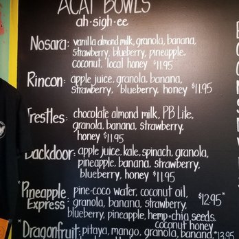 Pablos Bowls - Acai menu and price - Juice Bars & Smoothies Near Me - Ocean City, Maryland Pablos Bowls - Acai menu and price - Juice Bars & Smoothies Near Me - Ocean City, Maryland