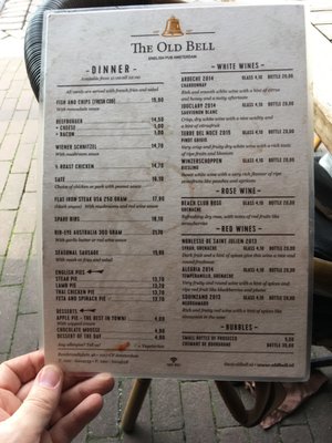 Menu photo 5 The Old Bell Amsterdam, NH