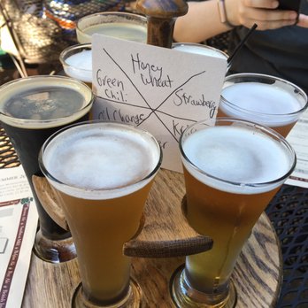 Flat Branch Pub & Brewing - Wow! I thought I was going to get tiny tastings but this is full service! - American Near Me - Columbia, Missouri