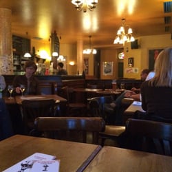 Cafe Schroeder - A cozy corner on the main floor.