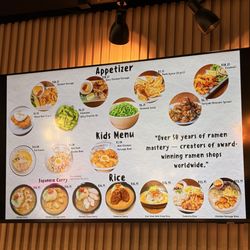 Matsumoto Craft Ramen - Menu