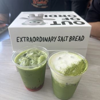 DAMO - Strawberry matcha and matcha einspanner - Coffee & Tea Near Me - Los Angeles, California