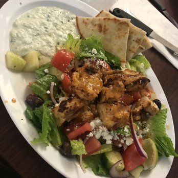 Mikonos Grill - Chicken Salad - Greek Near Me - Milpitas, California Mikonos Grill - Chicken Salad - Greek Near Me - Milpitas, California