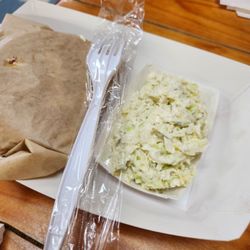 The Spot - Mahi sandwich and slaw